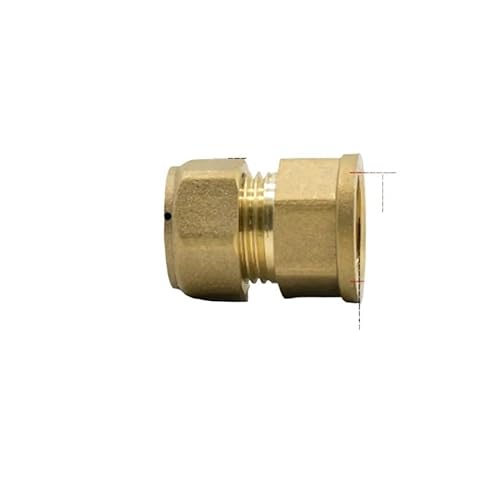 Fit Tube OD 16 mm x 1/2 Zoll Innengewinde Messing Klemmverschraubung Union Connector Wasser Gas Kraftstoff von HJNAOKGWHQ