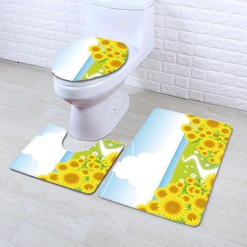 Badezimmermatte Blaues Gras Grün Fußmatte 3 Teilig Badteppich Set Bath Mat rutschfest Badmatte Saugfähig Teppich Wohnzimmer Langlebig Badezimmerteppich Waschbar Fussmatte Innen 50x80cm Badezimmermatte Blaues Gras Grün Fußmatte 3 Teilig Badteppich Set Bath Mat rutschfest Badmatte Saugfähig Teppich Wohnzimmer Langlebig Badezimmerteppich Waschbar Fussmatte Innen 50x80cm von HJOSWVNS