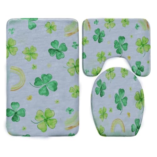 Badezimmermatte Grau Zitronengelb Fußmatte 3 Teilig Bath Mat rutschfeste Badematte Saugfähig Badmatte Wohnzimmer Badezimmerteppich Langlebig Badvorleger Waschbar Badteppich Set 45x75cm Badezimmermatte Grau Zitronengelb Fußmatte 3 Teilig Bath Mat rutschfeste Badematte Saugfähig Badmatte Wohnzimmer Badezimmerteppich Langlebig Badvorleger Waschbar Badteppich Set 45x75cm von HJOSWVNS