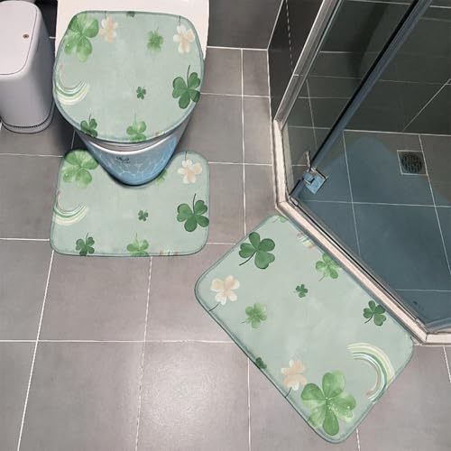 Badezimmermatte Hellbraun Grün Fußmatte 3 Teilig Bath Mat rutschfeste Badematte Saugfähig Badmatte Wohnzimmer Badezimmerteppich Langlebig Badvorleger Waschbar Badteppich Set 50x80cm Badezimmermatte Hellbraun Grün Fußmatte 3 Teilig Bath Mat rutschfeste Badematte Saugfähig Badmatte Wohnzimmer Badezimmerteppich Langlebig Badvorleger Waschbar Badteppich Set 50x80cm von HJOSWVNS