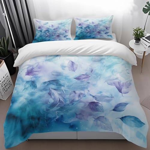 Bettdecke 155x220 Himmelblau Lila Bettdecken Weich Mikrofaser Bettbezug Atmungsaktiv Duvet Angenehme Steppdecke 155x220cm Bettdecke mit Reißverschluss Bett Decke+2 Kissenbezug 80x80 Bettdecke 155x220 Himmelblau Lila Bettdecken Weich Mikrofaser Bettbezug Atmungsaktiv Duvet Angenehme Steppdecke 155x220cm Bettdecke mit Reißverschluss Bett Decke+2 Kissenbezug 80x80 von HJOSWVNS