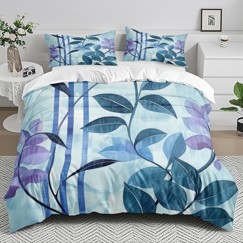 Bettdecke 155x220 Lila Lichtblau Bettdecken Weich Mikrofaser Bettbezug Atmungsaktiv Duvet Angenehme Steppdecke 155x220cm Bettdecke mit Reißverschluss Bett Decke+2 Kissenbezug 80x80 Bettdecke 155x220 Lila Lichtblau Bettdecken Weich Mikrofaser Bettbezug Atmungsaktiv Duvet Angenehme Steppdecke 155x220cm Bettdecke mit Reißverschluss Bett Decke+2 Kissenbezug 80x80 von HJOSWVNS