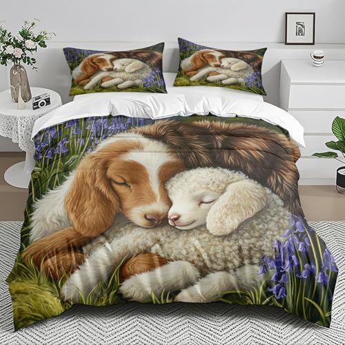 Bettdecke Braun Beige Tier Bettwäsche 220x240 Mikrofaser Weiches Bettdecken Atmungsaktive Bettbezug mit Reißverschluss Duvet Waschbar Steppdecke Bett Decke+2 Kissenbezug 80x80 Bettdecke Braun Beige Tier Bettwäsche 220x240 Mikrofaser Weiches Bettdecken Atmungsaktive Bettbezug mit Reißverschluss Duvet Waschbar Steppdecke Bett Decke+2 Kissenbezug 80x80 von HJOSWVNS