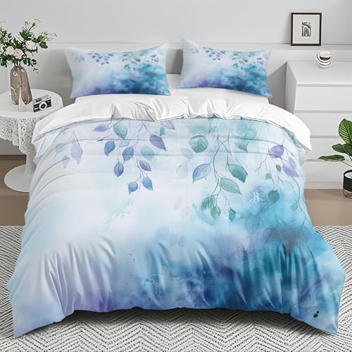 Bettdecke Creme Weiß Grün Bettwäsche 220x240 Mikrofaser Weiches Bettdecken Atmungsaktive Bettbezug mit Reißverschluss Duvet Waschbar Steppdecke Bett Decke+2 Kissenbezug 80x80 Bettdecke Creme Weiß Grün Bettwäsche 220x240 Mikrofaser Weiches Bettdecken Atmungsaktive Bettbezug mit Reißverschluss Duvet Waschbar Steppdecke Bett Decke+2 Kissenbezug 80x80 von HJOSWVNS