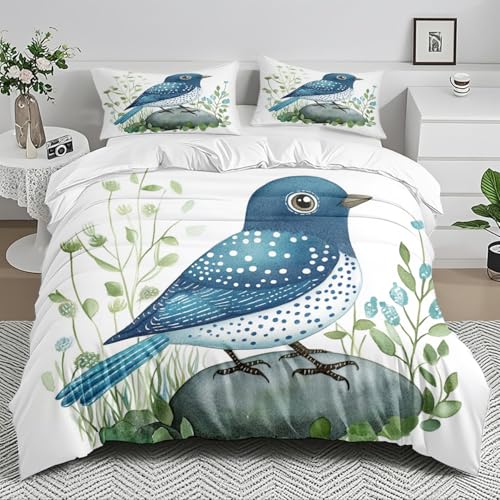 Bettdecke Tierblau Grün Bettwäsche 220x240 Mikrofaser Weiches Bettdecken Atmungsaktive Bettbezug mit Reißverschluss Duvet Waschbar Steppdecke Bett Decke+2 Kissenbezug 80x80 Bettdecke Tierblau Grün Bettwäsche 220x240 Mikrofaser Weiches Bettdecken Atmungsaktive Bettbezug mit Reißverschluss Duvet Waschbar Steppdecke Bett Decke+2 Kissenbezug 80x80 von HJOSWVNS