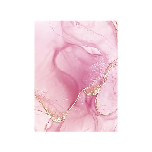 HJOSWVNS Wandbilder Marmor Gold Pink Foto Auf Leinwand Aesthetic Decor Bild Auf Leinwand Bilder Wohnzimmer Leinwand Bilder Wandbilder Wandtattoo Schlafzimmer Badezimmer Room Decor Kein Rahmen 40x60cm von HJOSWVNS