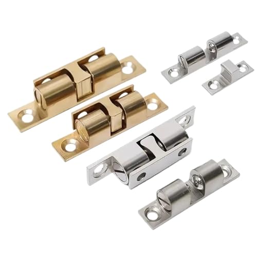 1 x Schrank-Spannriegel 40/50/60/70 mm Türschnäpper (Messing 50 mm) von HJQFVASQ