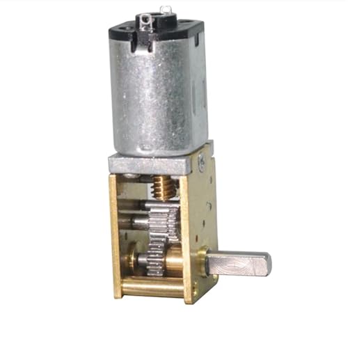 1218-N20 DC 3 V 6 V 12 V Einzel-/Doppelwelle Ganzmetall-Mikro-Schneckengetriebemotor 4 U/min – 381 U/min Langsame Geschwindigkeit Hohes Drehmoment Motorroboter(Single shaft,12V 53rpm) von HJQFVASQ