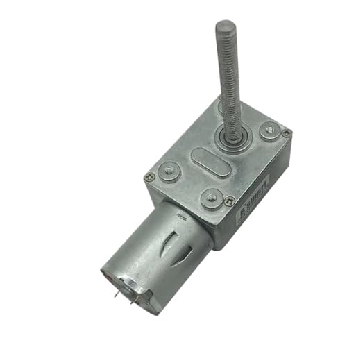 12V M6 Schraube Schaftlänge 50MM DC Schneckengetriebemotor Umkehruntersetzungsmotor Selbsthemmend JGY370(Package A,210RPM_12V) von HJQFVASQ