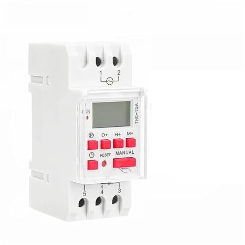15A 20A 30A Zeitschalter Wöchentlich programmierbarer digitaler Zeitschalter ACDC 12V 24V 110V 220V 240V(THC-30A-ACDC24V) von HJQFVASQ