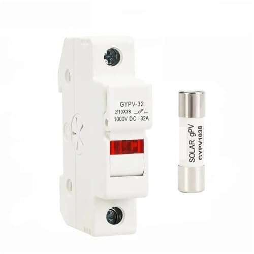 1P Sicherungshalter mit LED-Anzeige for 10 * 38mm PV-Systemschutz 10A 15A 20A 25A 30A(10A Fuse with Holder) von HJQFVASQ