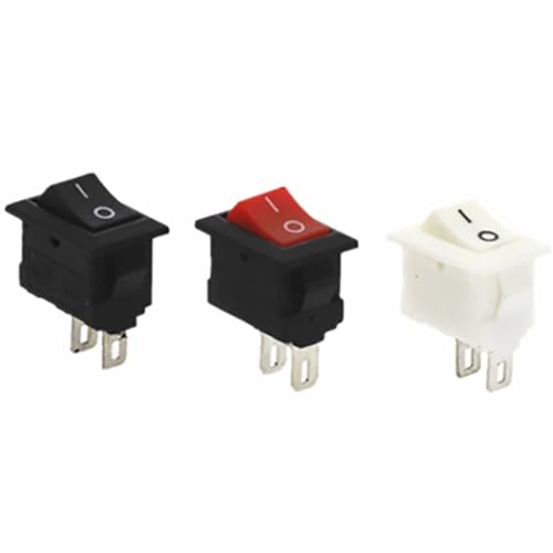 2 Pin 3A 250 V Boot Schalter Snap-in 15 * 10mm SPST ON OFF Rocker Position Schalter KCD11 10 stücke(MULTI) von HJQFVASQ