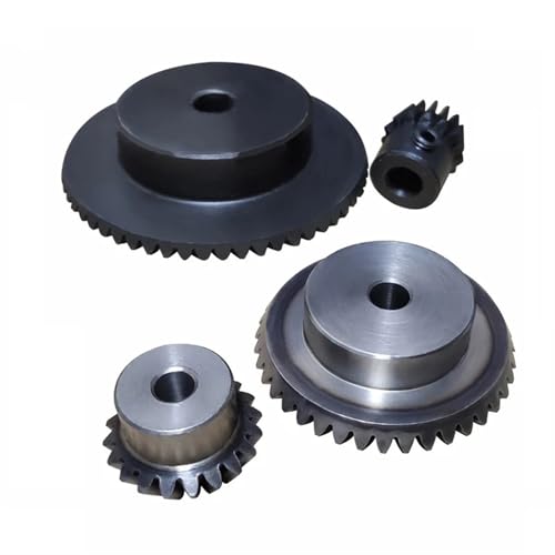 2 Stück 1:2 Kegelradgetriebe 1,5 Modul 18 Zähne + 36 Zähne Innenloch 8 mm 90 Grad Antrieb Kommutierung Stahlzahnräder Stahlzahnräder Schraube M5 2 Stück 1:2 Kegelradgetriebe 1,5 Modul 18 Zähne + 36 Zähne Innenloch 8 mm 90 Grad Antrieb Kommutierung Stahlzahnräder Stahlzahnräder Schraube M5 von HJQFVASQ