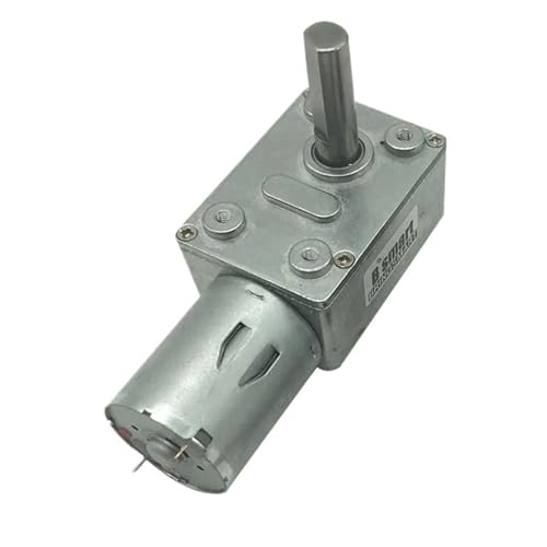 3 V 6 V 9 V 12 V 24 V DC-Schneckengetriebemotor, Bürstenmotor, DC, 25 mm Wellenlänge, selbstsperrender Elektromotor for JGY-370(Package B,18RPM_6V) von HJQFVASQ