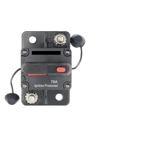 30A 40A 50A 60A 70A 80A 100A 120A 150A 200A 250A 300A Leistungsschalter Sicherung Reset 12-48V DC Auto Boot Auto Wasserdicht(60A) von HJQFVASQ
