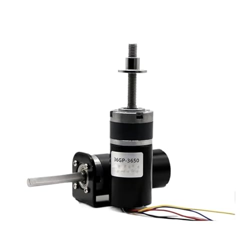 36-3650 12V24V DC bürstenloser M8-Planetengetriebemotor mit langer Achse und einstellbarer Geschwindigkeit, Vorwärts- und Rückwärtsdrehungsreduzierungsmotor(M8 100mm shaft,2160RPM_24V) von HJQFVASQ