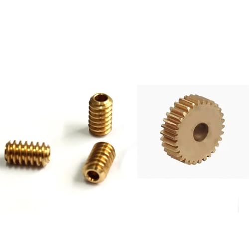 3D-Drucker-Schneckengetriebe, Schnecken-Spot-Extrusionskopf, Getriebe-Extrusionskopf, Zubehör, Zuführung, 0,5 m, 24 Zähne, Loch 3 von HJQFVASQ