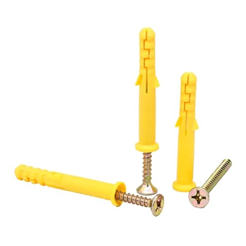 40-teiliges selbstschneidendes Schrauben-Set, Edelstahl-Dehnschrauben, M6 x 30, Kreuzspitzen, Wandanker und Schrauben for Trockenbau von HJQFVASQ