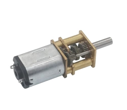 7,5 U/min bis 6000 U/min 3 V 6 V 12 V N20 DC-Getriebemotor 3 mm Welle Metallzahnrad Mikrogetriebemotor 3000 U/min Motoreduktor(50RPM_12V) von HJQFVASQ