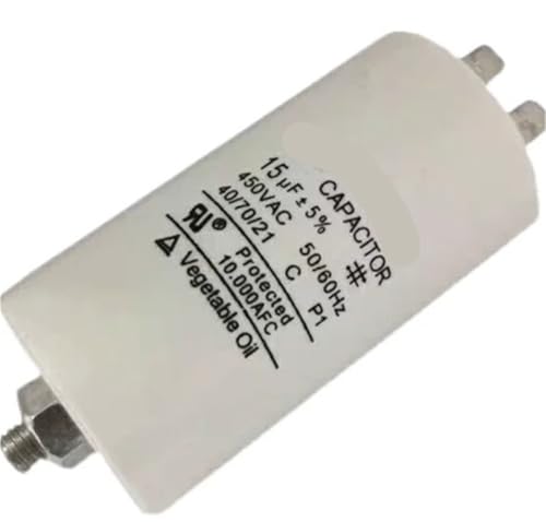 CBB60 Waschmaschinen-Luftpumpenmotor-Kondensator 450V 450VAC 20UF 25UF 30UF 35UF 40UF 50UF 60UF 1 Stück(40uf 450V) von HJQFVASQ