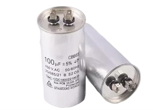 CBB65 Klimaanlage Kompressor Start Kondensator 5UF 6UF 8UF 20UF 25UF 30UF 35UF 40UF 45UF 50UF 60UF 70UF 100UF 450V 1PCS(16UF 450V) von HJQFVASQ