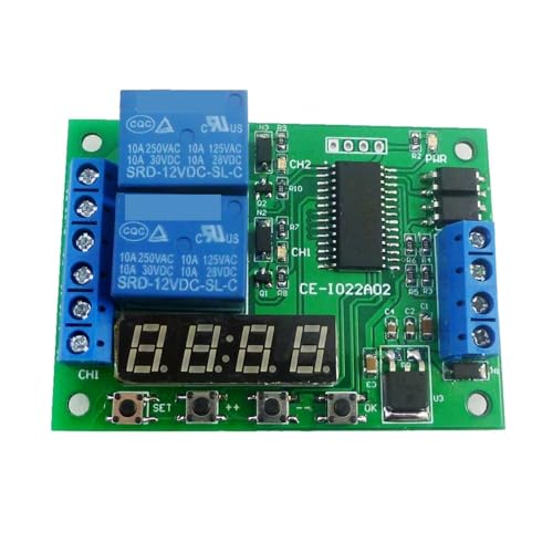 CE-IO22A02 DC 12V 2CH Multifunktions-Verzögerungsrelais Timer-Zeitschalter CE-IO22A02 DC 12V 2CH Multifunktions-Verzögerungsrelais Timer-Zeitschalter von HJQFVASQ