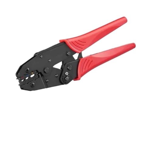 Crimpzange AWG22-10 Schrumpfschlauch-Crimpzange aus Nylon mit isolierter Klemme, arbeitssparende Ratschen-Draht-Crimpzange, 1 Stück Crimpzange AWG22-10 Schrumpfschlauch-Crimpzange aus Nylon mit isolierter Klemme, arbeitssparende Ratschen-Draht-Crimpzange, 1 Stück von HJQFVASQ