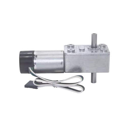 Doppelwelle JGY-370GB Schneckengetriebe Encoder Abdeckung Staub Selbsthemmender Motor DC 12V Automatischer Vorhang Mechanische Teile(23RPM_12V) von HJQFVASQ