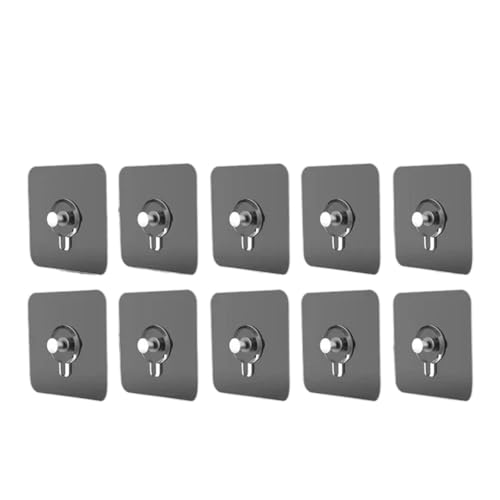 10/50 Stück stark klebende Haken Bilderrahmen Nägel Poster Foto Uhr Haken Wanddekoration Kleiderbügel Küche Badezimmer Schraubhaken(30Pcs) von HJQFVASQ