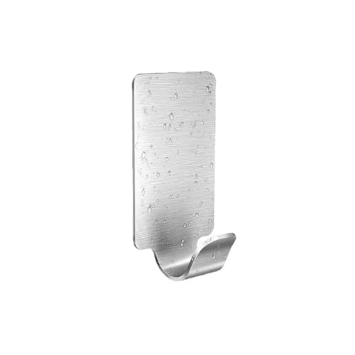 HJQFVASQ Wandhaken für Küche, Badezimmer, Edelstahl, selbstklebend, Badezimmer-Organizer, klein, Mehrzweck-Handtuchhalter, 6 Stück, 1/6 Stück von HJQFVASQ