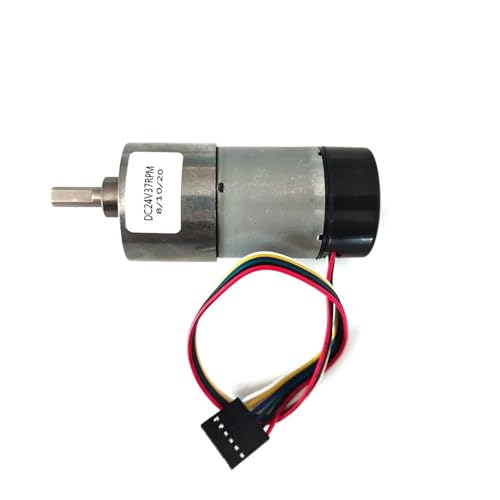 JGB37-3530GB DC-Getriebemotor mit Kodierplatine 24 V Hohes Drehmoment 12–1600 U/min Kodiergerät Motor-Encoder ﻿(12V 38rpm) von HJQFVASQ