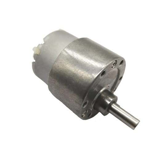 JGB37-500 DC 12 Volt 24 V Getriebemotor 37 mm Durchmesser Getriebe Kleiner Motor Exzentrische Welle Hohes Drehmoment Geräuscharm(23RPM_24V) von HJQFVASQ