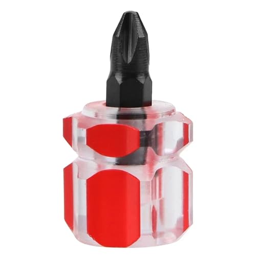 Kfz-Kleinschraubendreher Spaltschrauben-Reparaturwerkzeug Handwerkzeug 1/2 Stück(Red 1pcs) von HJQFVASQ