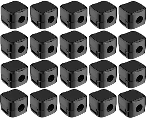 Magnetische Kabel-Clips, selbstklebend, verstellbar, Kabelhalter unter dem Schreibtisch, Kabel-Organizer für Zuhause, Büro, Schwarz, 30 Stück Magnetische Kabel-Clips, selbstklebend, verstellbar, Kabelhalter unter dem Schreibtisch, Kabel-Organizer für Zuhause, Büro, Schwarz, 30 Stück von HJQFVASQ