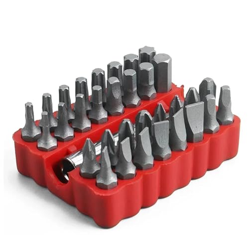 33 teile/los Magnetische Sicherheit Schraubendreher Bit Set 1/4 "6,35mm Sechseckigen Stern Schraubenschlüssel Elektrische Halter Bits for Schrauben von HJQFVASQ