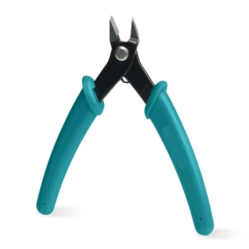 Mikrodrahtschneider, Präzisions-Elektronik-Bündigschneider und Seitenschneider, Hardware-Werkzeug, 1 Stück(Wire Cutters 1PC) von HJQFVASQ