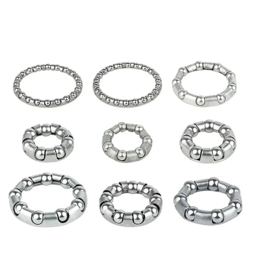 Rennrad-Steuersatz, Tretlager, Achse, Kugellagerhalter, Kohlenstoffstahl, Fahrradersatz for Nabenkurbel, Gabel, 4 Stück(BG01B4 4pcs) von HJQFVASQ