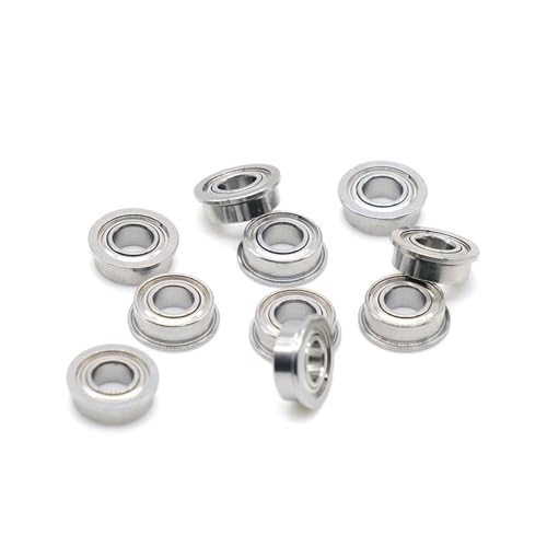 SF605ZZ 5 * 14 * 5mm Flansch Chrom Stahl Lager 10PCS von HJQFVASQ