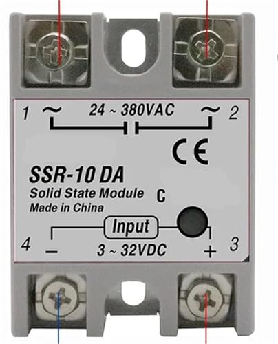 SSR-25DA SSR-40DA SSR-25AA SSR-40AA SSR-40DD 10A 25A 40A DD DA AA Halbleiterrelaismodul Temperaturregelung(AA,SSR-10A) von HJQFVASQ