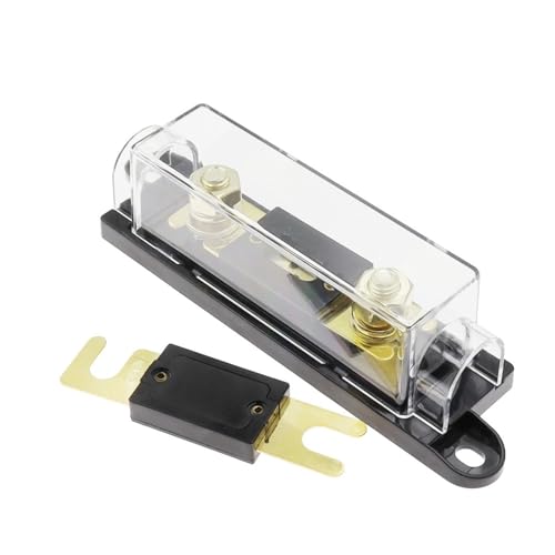Sicherungshalter Anschraubsicherung Kfz-Sicherungshalter Schmelzsicherung mit Sicherung 40A 60A 80A 100A 200A 250A 300A Sicherungen(1Set Fuse holder,350A) von HJQFVASQ
