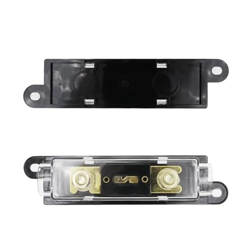 Sicherungshalter Anschraubsicherung Kfz-Sicherungshalter Schmelzsicherung mit Sicherung 40A 60A 80A 100A 200A 250A 300A Sicherungen(1Set Fuse holder,60A) von HJQFVASQ
