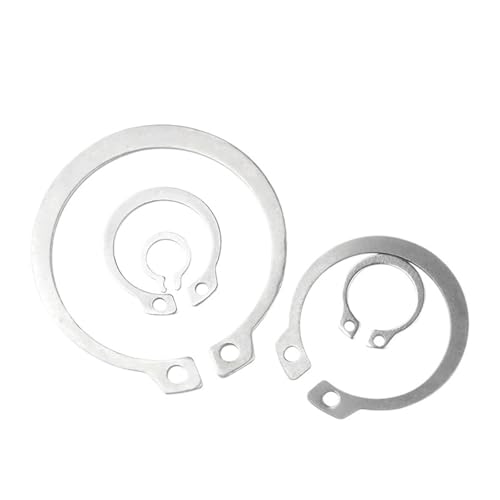 Sicherungsringwelle Typ C aus Edelstahl 304, äußere Kartenwelle mit Sprengringfeder M3-32 mm, 5/10 Stück(9mm 10PCS) von HJQFVASQ