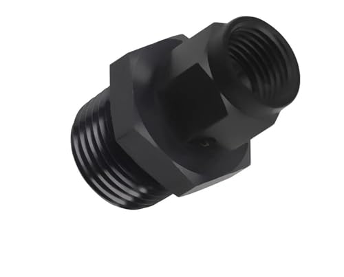 Universal Fitting Aluminium Schwarz Oxidiert AN6-1/2NPT AN6-1/4NPT AN6-1/8NPT AN6-3/8NPT Gerade Schlauch Adapter Öl Fitting(AN6-NPT-1-2) von HJQFVASQ