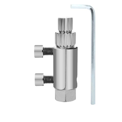 Universal Wasserhahn Winkel Ventile Schaden Schraube Extractor Entfernung Werkzeug Wasser-Rohr Ventil Reparatur for 4/6 Punkte(Silver) von HJQFVASQ
