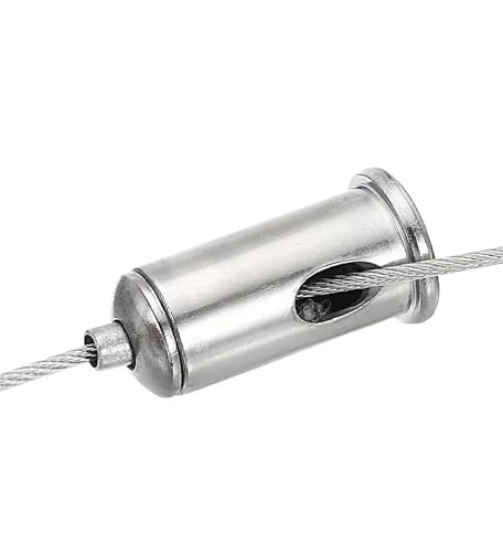 Verstellbare Stahldrahtseilklemme, Kabelklemme, Beleuchtungszubehör, Pendelleuchte, Hardware-Zubehör, Aufhängung, 2–20 Stück(2PCS) von HJQFVASQ