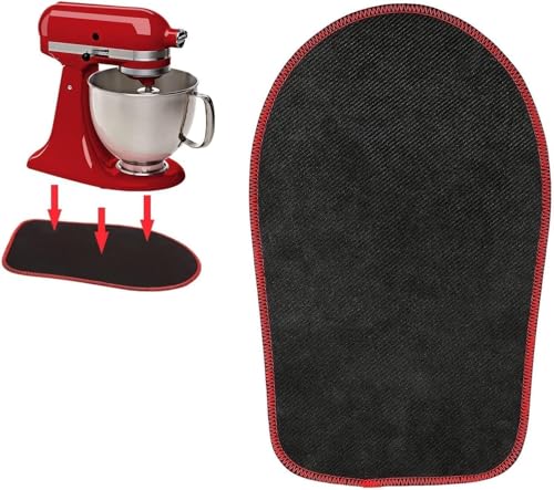 Gleitbrett Unterlage Matte,Mixer Slider Matte,Gleiter Zubehör kompatibel mit KitchenAid 4,3L - 4,8L Küchenmaschine z.B. KitchenAid 5K45SS 5KSM175PS 5KSM125 zum leichter Bewegen des Mixers von HJSSAA