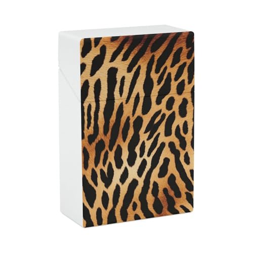 Zigarettenetui Leopard Textur Zigarettenetuis Halter 20 Kapazität Snap-In Spring Design Einhand Flip-Top Kunststoff Reise Zigaretten Box für Männer Frauen Geschenk Zigarettenetui Leopard Textur Zigarettenetuis Halter 20 Kapazität Snap-In Spring Design Einhand Flip-Top Kunststoff Reise Zigaretten Box für Männer Frauen Geschenk von HJUQNGF