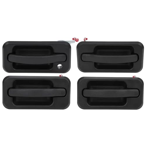 4-teiliges Außentürgriff-Set Schwarz Strukturiert Für Hummer H2 2006 131609870457 15104792 10360326 Türgriffe von HJWPD