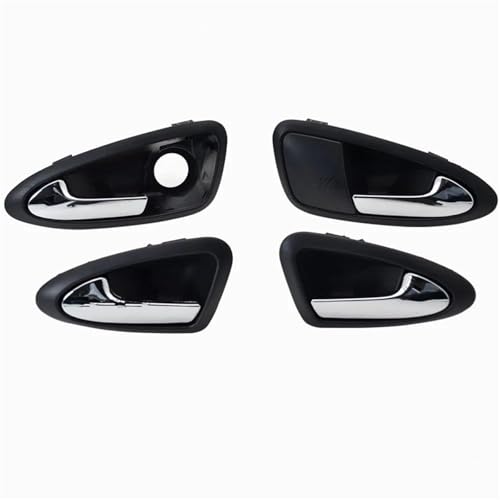 4PS Innere Helle Silber Matte Vorne Hinten Auto Innen Interieur Türgriffe Für Sitz Für Ibiza 6J 6J1837113AAH Komponenten Türgriffe(Bright Silver set) von HJWPD