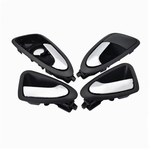 4PS Innere Helle Silber Matte Vorne Hinten Auto Innen Interieur Türgriffe Für Sitz Für Ibiza 6J 6J1837113AAH Komponenten Türgriffe(Matte Silver set) von HJWPD